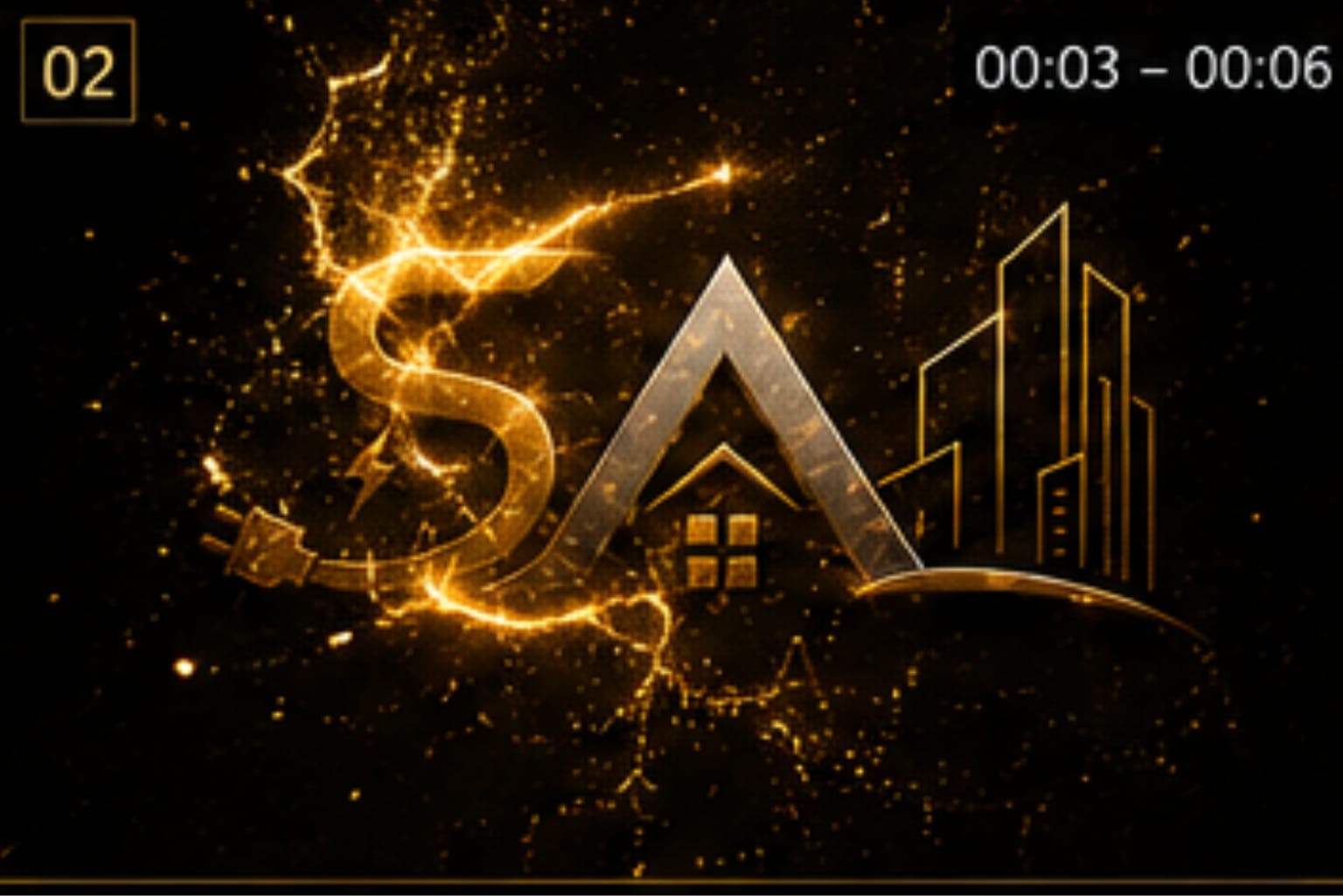 SA House Electricals branding and project proof